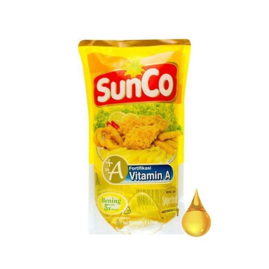 

SunCo Minyak Goreng Ref 1 Liter - Minyak Goreng Baik