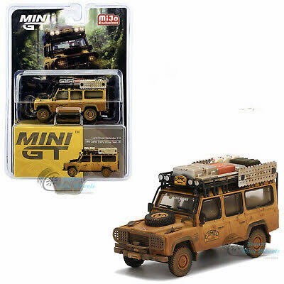 Mini GT 221 Land Rover Defender 110 Camel Dirty