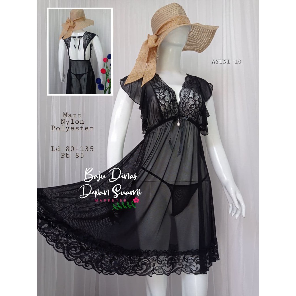 (COD) LINGERIE SEXY BAJU TIDUR SEXY WANITA AYUNI 10 BDDS BAJU TIDUR WANITA SEXY BDDS JEMBER
