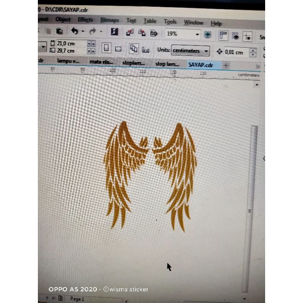 Stiker Sayap / Stiker Visor Pcx / Stiker Visor Nmax / Stiker Visor Universal /Sticker PCX