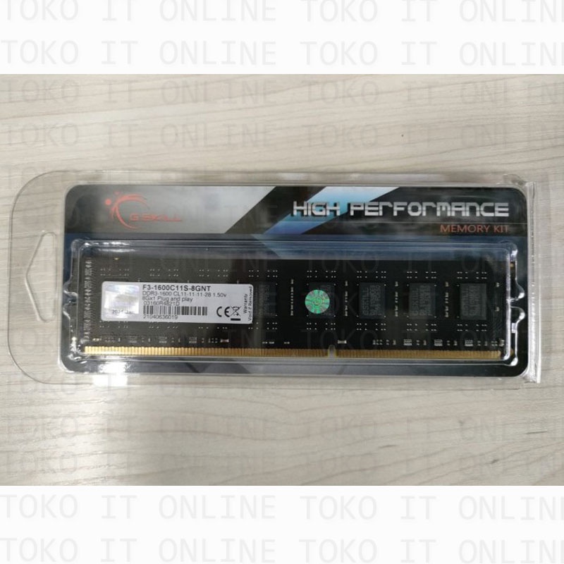 GSKILL RAM VALUE SERIES DDR3 8GB 1600MHz PC