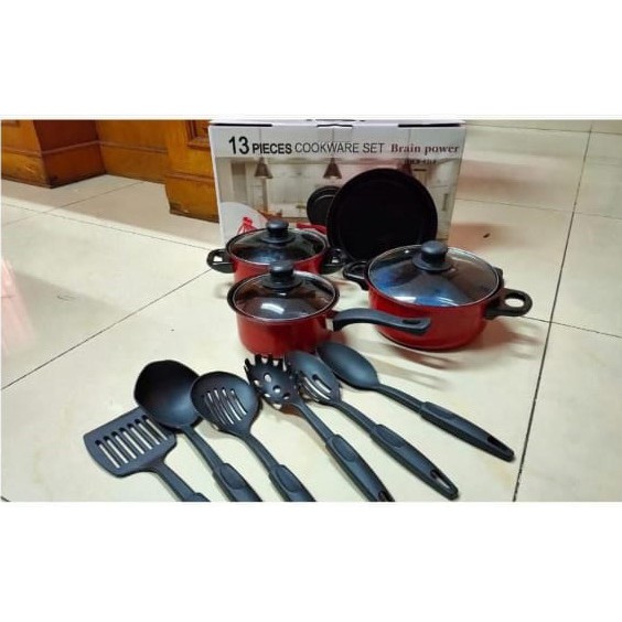 [COD] COOKWARE SET 13PCS / PANCI SET 13 PCS / PERALATAN PERLENGKAPAN MASAK 13 SET TERLARIS !!!