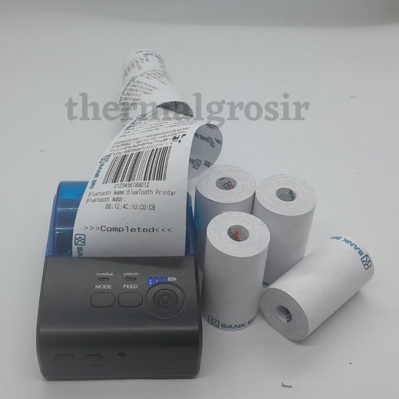 

KERTAS STRUK AGEN BRI PAPER ROLL THERMAL EDC THERMAL PRINTER MINI BLUETOOTH