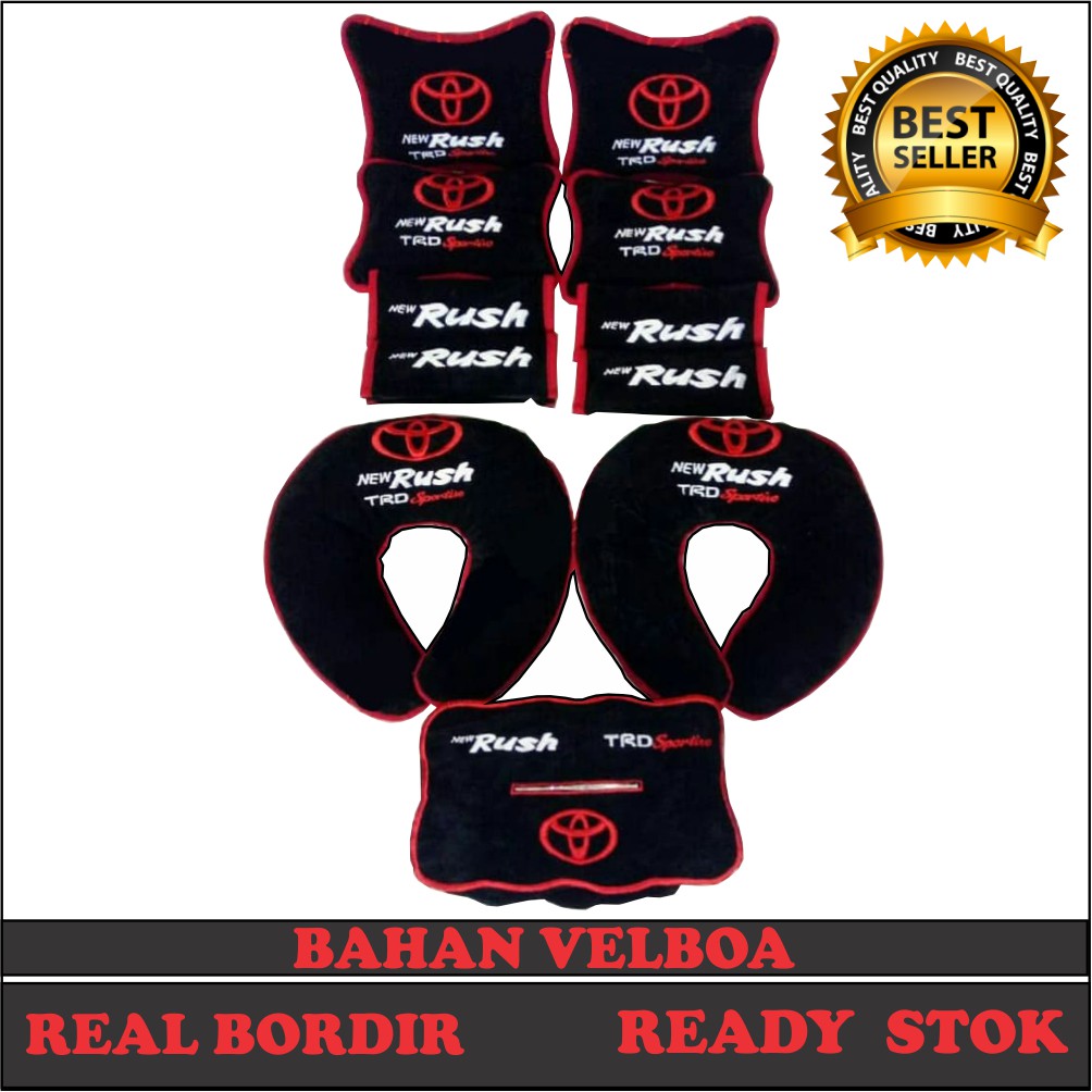 Bantal mobil New Rush Headrest Mobil aksesoris mobil Kode 6543
