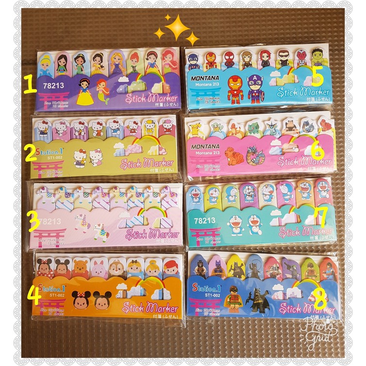 

SALE!!!TERLARIS!!! Stick Marker Montana Binatang & Kartun MEMO & STICK NOTE