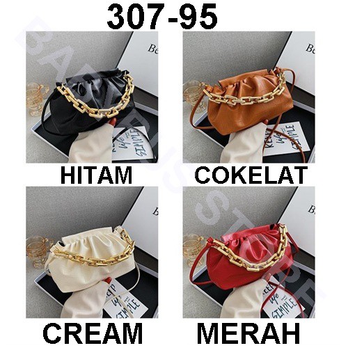 BBS 307-95 Tas Selempang Wanita Shoulder Bag Fashion Korea Quality Premium Import