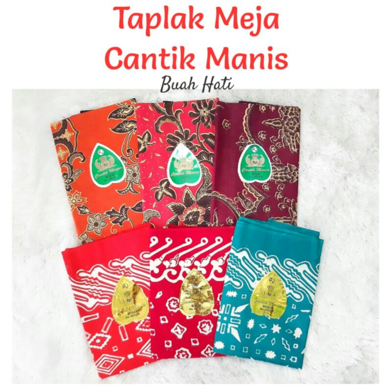 Taplak Meja Batik Cantik Manis Merak Manis Taplak Meja Tamu Taplak Meja Kantor