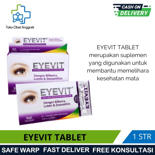 EYEVIT TABLET/SUPLEMEN MATA/VITAMIN KESEHATAN MATA