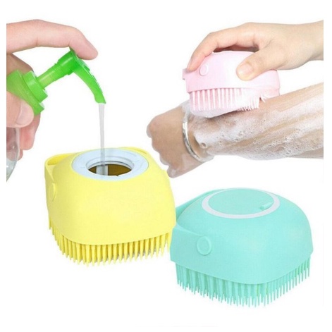 SIKAT MANDI BAHAN SILIKON LEMBUT | DISPENSER SABUN [SWEETSPACE]