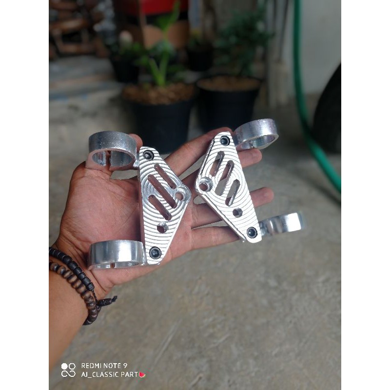 pangkon lampu pesek bracket lampu pesek as 31