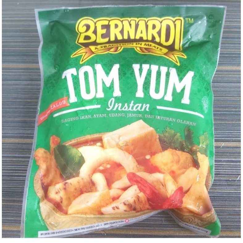 

Frozen Food Makanan Beku Tomyam "BERNARDI" Dilengkapi Kaldu, Murah