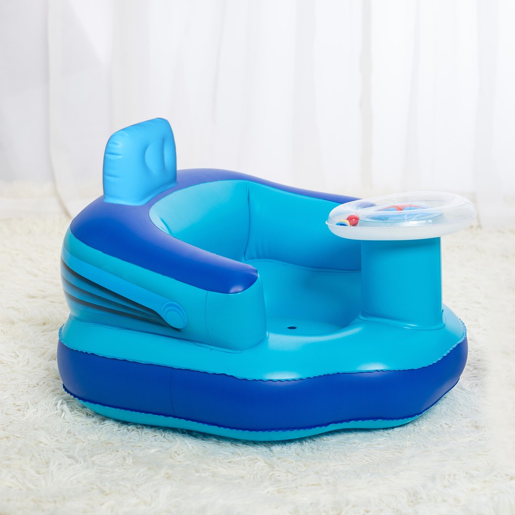 Sofa Kursi Tempat Duduk Bayi Model Pompa Tiup Bebek Seat Mobil Merak