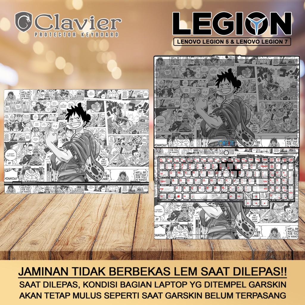 Cover Garskin Laptop Asus Lenovo Legion 5-15 5i-15 Legion 7-15 7i-15 Transparan Gambar Fullbody