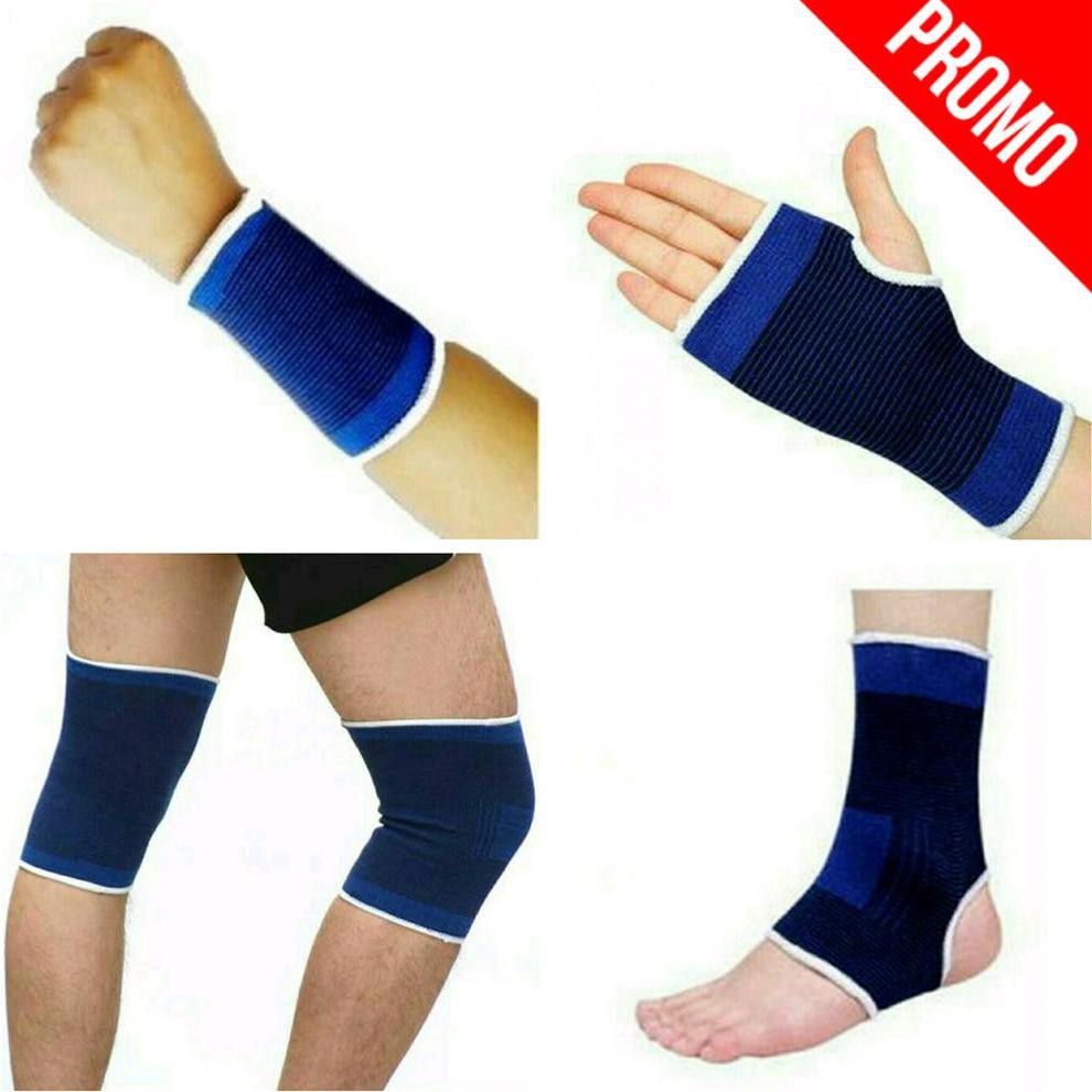 TERLARIS  PAKET HEMAT Deker pelindung tangan lengan bahu pergelangan ankle lutut aksesoris manset