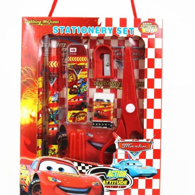 

(Stock banyak) ➭➲ Stationary set goody bag ultah kado natal cars minion mickey mouse10 ➲↓ (Diskon)