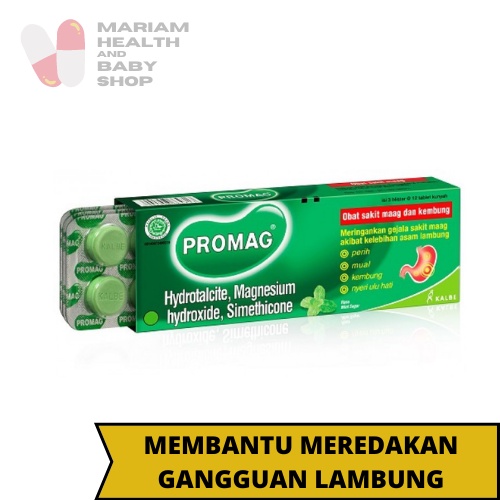 Promag Per Slop Isi 4 Box | Obat Maag | Obat Lambung | Promag Tablet