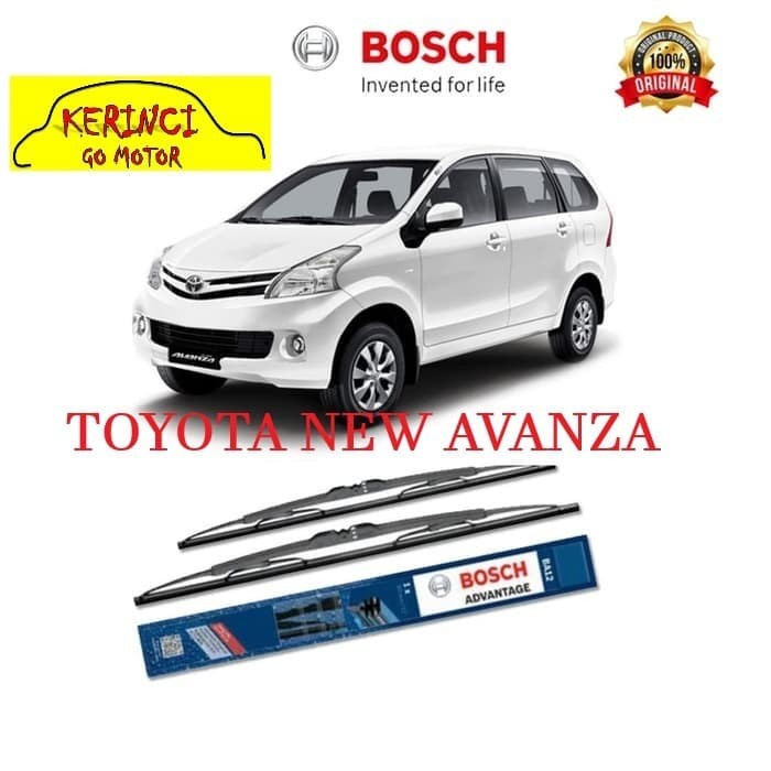 WIPER TOYOTA NEW AVANZA BOSCH ADVANTAGE 21&quot; &amp; 14&quot; SEPASANG WIPER BOSCH