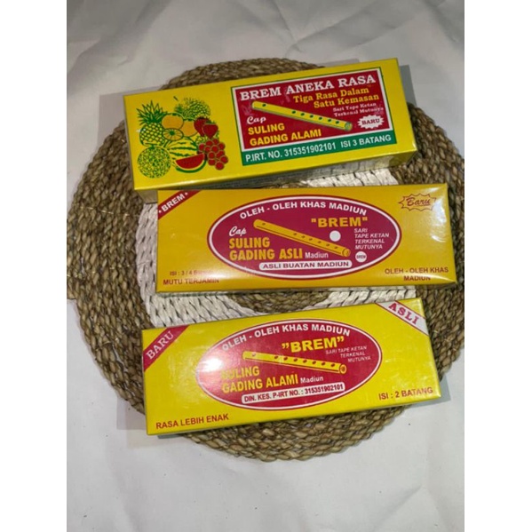 Jual Brem sari tape ketan aneka rasa dan original/ cemilan jadul