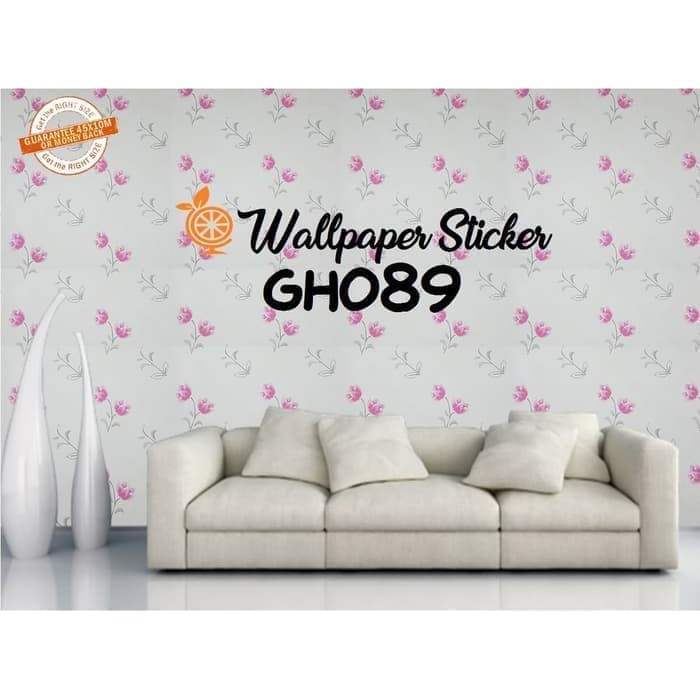 Stiker dinding  Wallpaper Aestetic Wallpaper kamar tidur berkualitas 45cm x 8m motif lumba GH125 - WORLDDEKOR