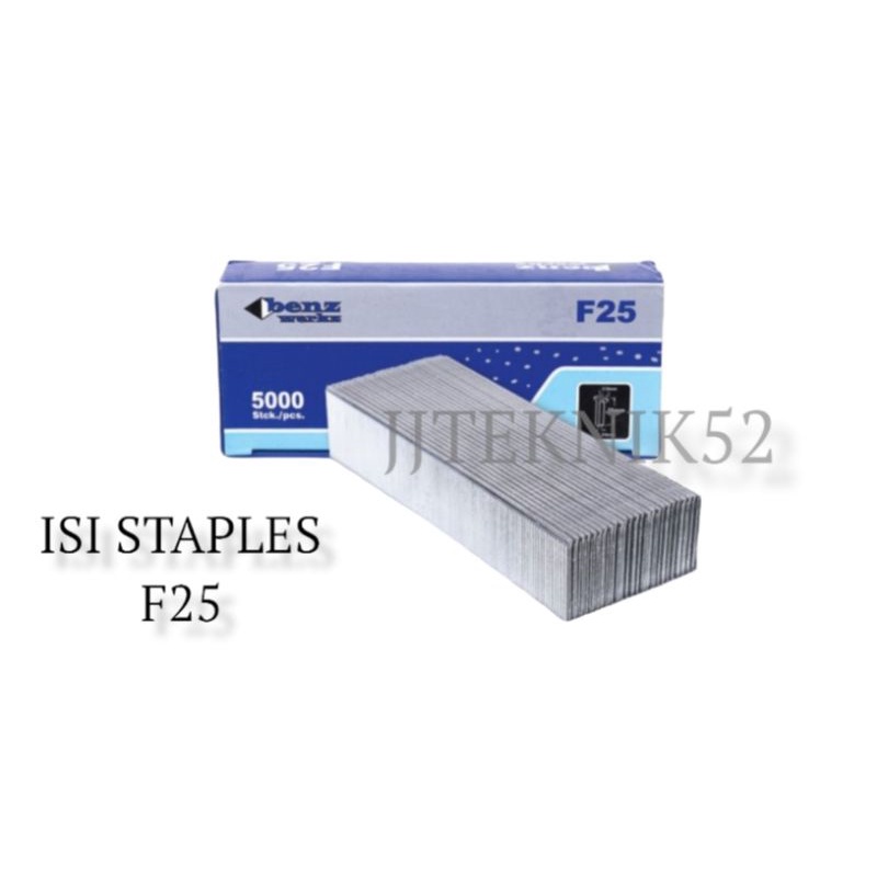 

BENZ F25 MO Isi Staples Mesin Paku Tembak Lurus Mata Air Nailer F25