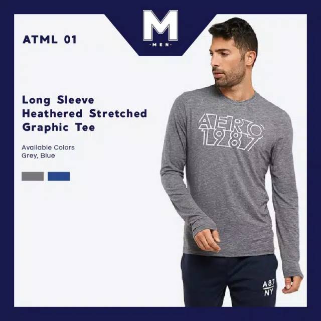 BAJU KAOS PRIA AEROPOSTALE HS | BAJU LENGAN PANJANG LONG SLEEVE PRIA | KAOS BRANDED | KAOS ORIGINAL