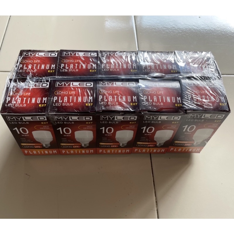 paket 10pcs lampu led kapsul myled platinum 5watt sni