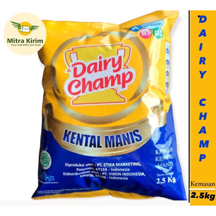 

Susu Kental Manis Dairy Champ 2,5kg