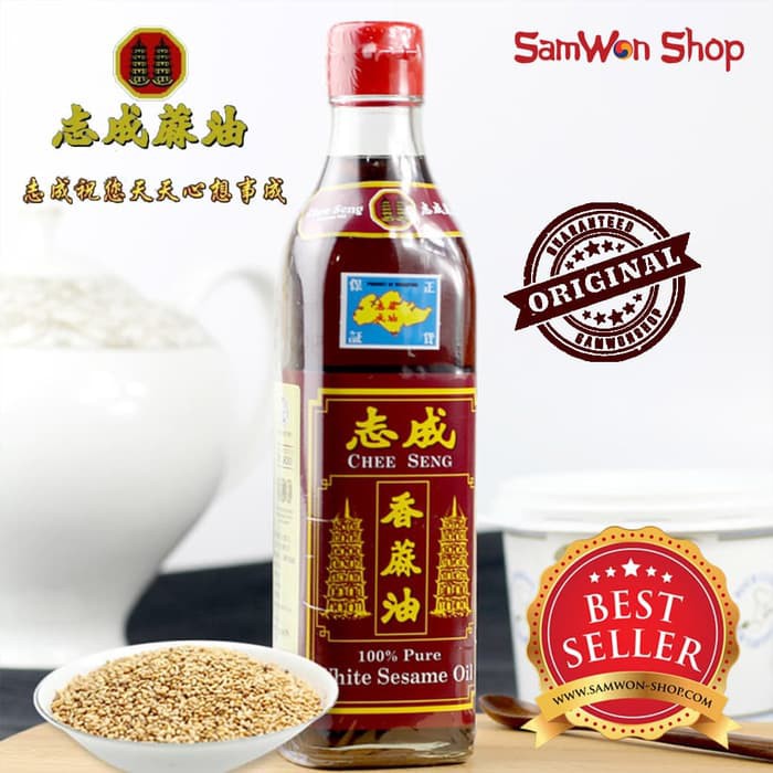 MINYAK WIJEN CHEE SENG 750 ML - Minyak Wijen Pagoda Sesame Oil 750ml