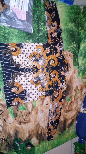 Maura Couple - Sania Ruffle Batik Couple Ori Garansi Termurah Shopee