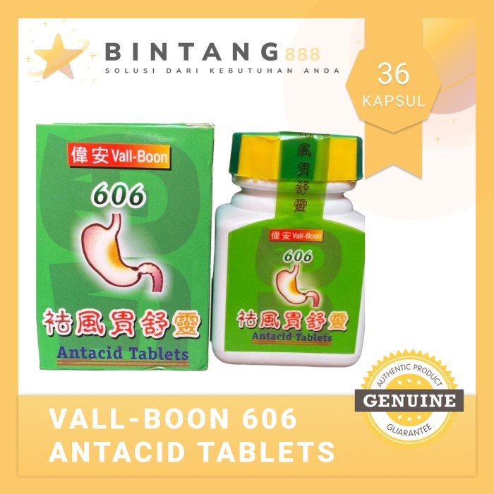 vall-boon 606 Antacid tablet -obat maag