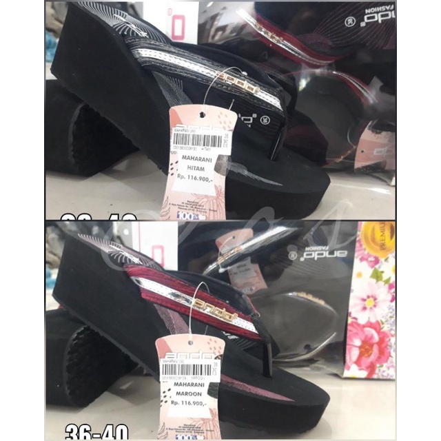 Wedges Ando MAHARANI- Sandal Wedges Ando Original