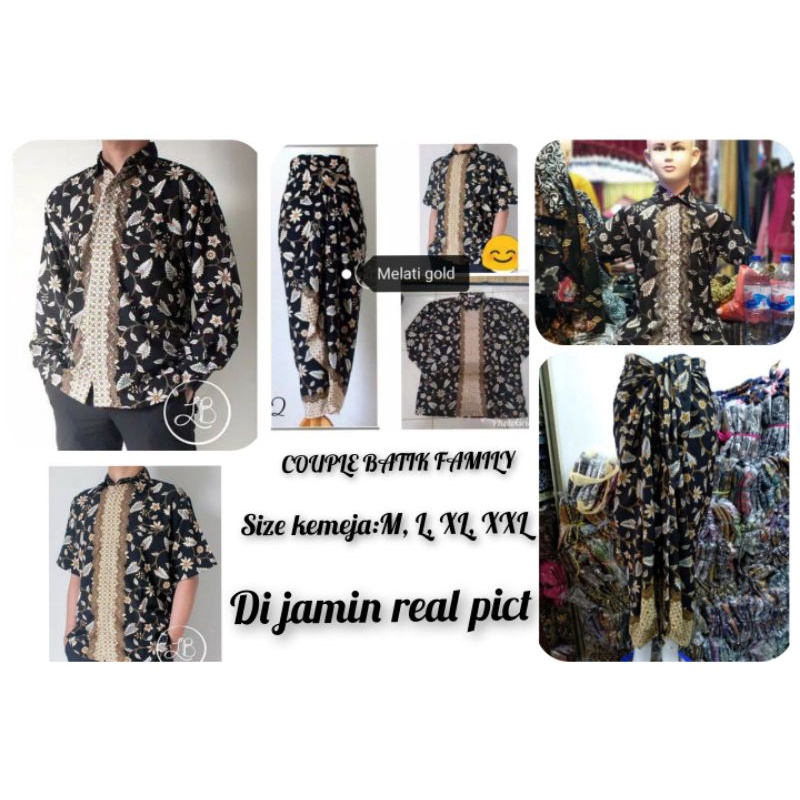 COUPLE KEMEJA BATIK DAN ROK/COUPLE BATIK/ROK LILIT