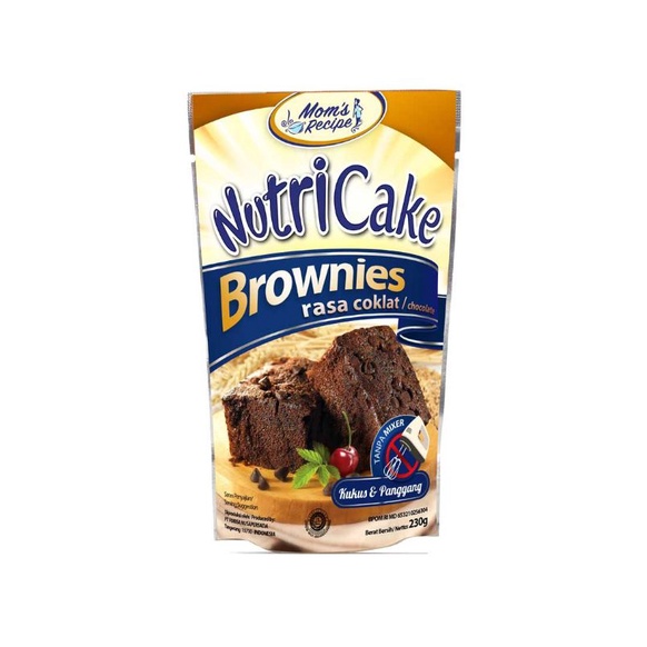 

BROWNIES BUBUK MERK PONDAN / HAAN / NUTRICAKE 230 GRAM