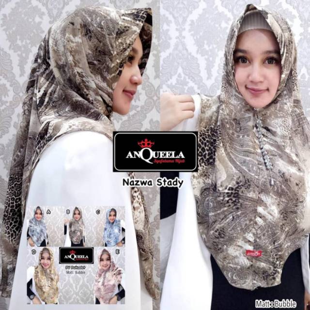 Kerudung Instan Nazwa Stady by Anqueela Hijab