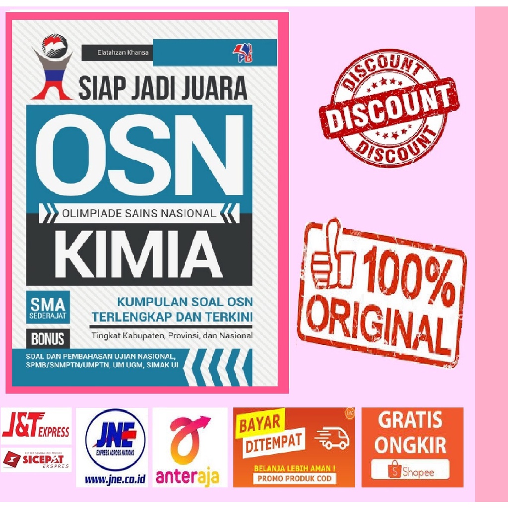Buku OSN SMA Siap Jadi Juara OSN (Olimpiade Sains Nasional) SMA Sederajat Pustaka Baru Press (100% Original & Best Seller)-KIMIA
