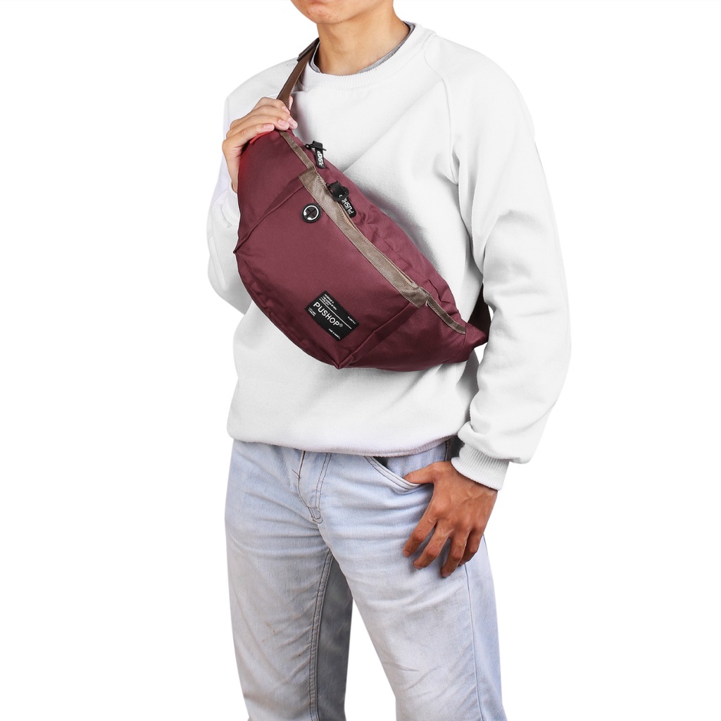 Tas Selempang Waistbag Pria Pushop Keane PUSHOP AUTHENTIC