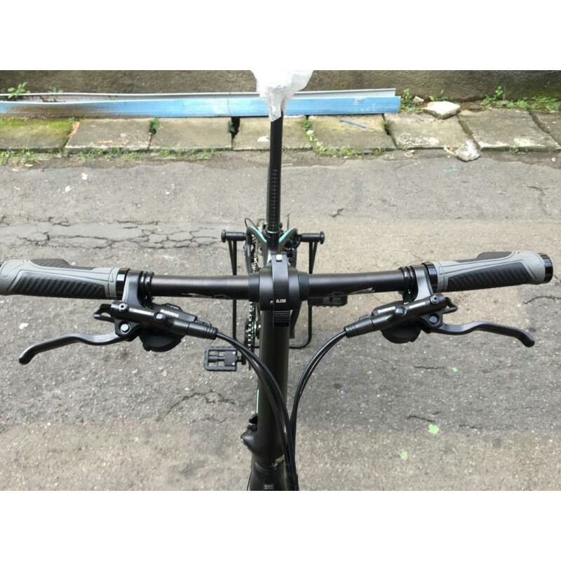 sepeda lipat seli SAVA black tosca new grupset rd shimano 11speed