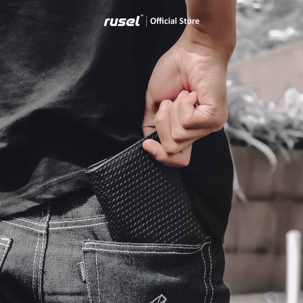 RUSEL CO I wallet Aksa I dompet pria I dompet pria panjang