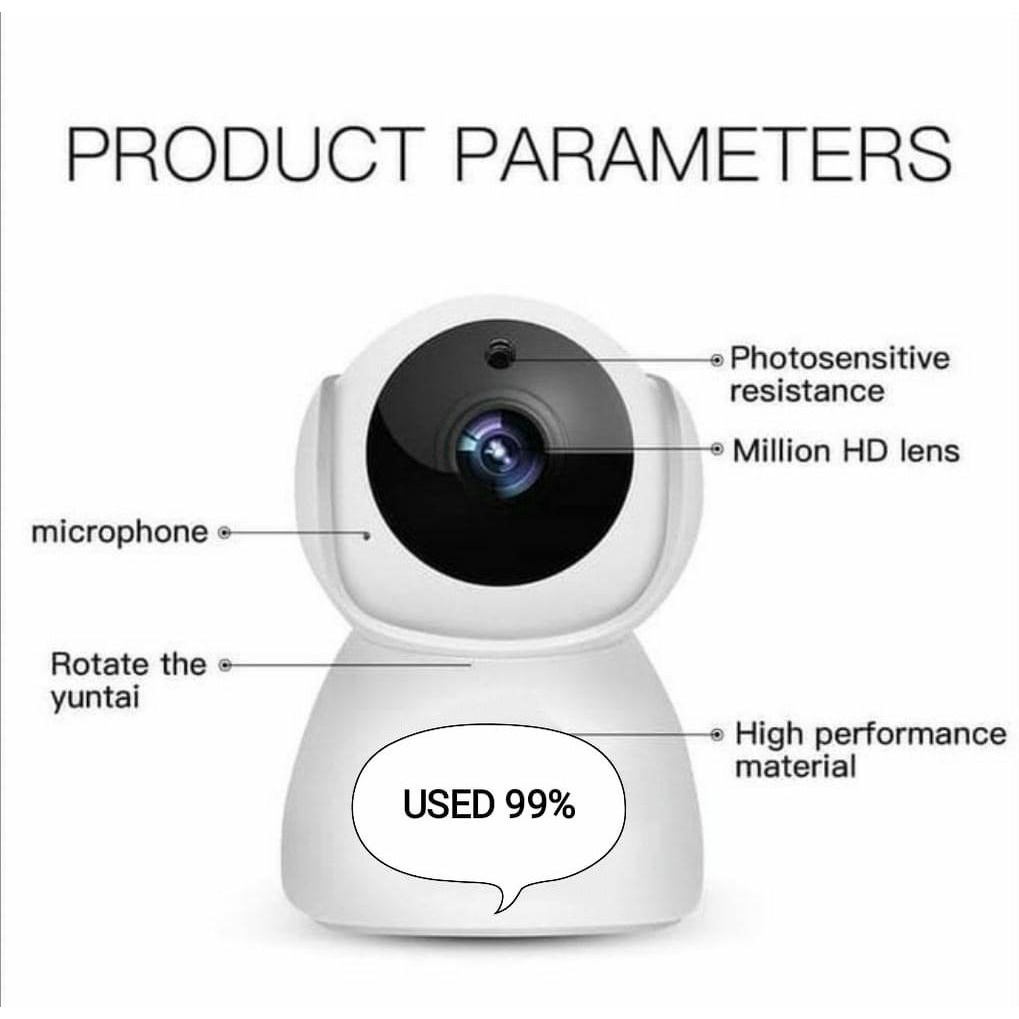 PTZ Wifi Smart Camera Snowman 1080P-2.0MP - Q7 [V380/V38PRO]