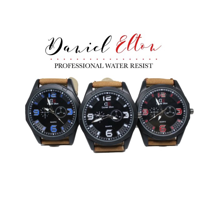 Jam Tangan Pria Fashion Watch Terbaru COD Keren Murah D7E3 KEREN ABIS JAM TANGAN PRIA DANIEL ELTON-9