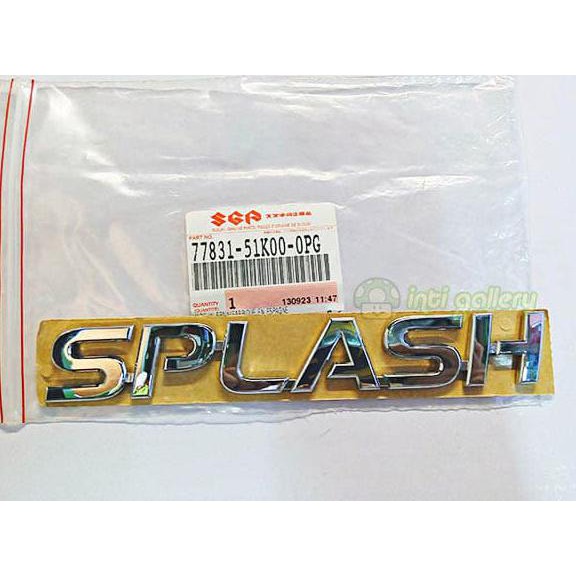 Emblem Suzuki Splash Original | Emblem Mobil