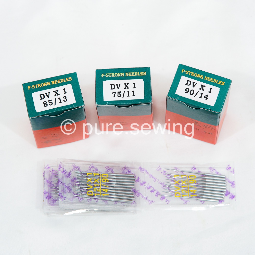 (10 BATANG JARUM) Jarum merk F-Strong DV x 1 untuk Mesin Overdeck