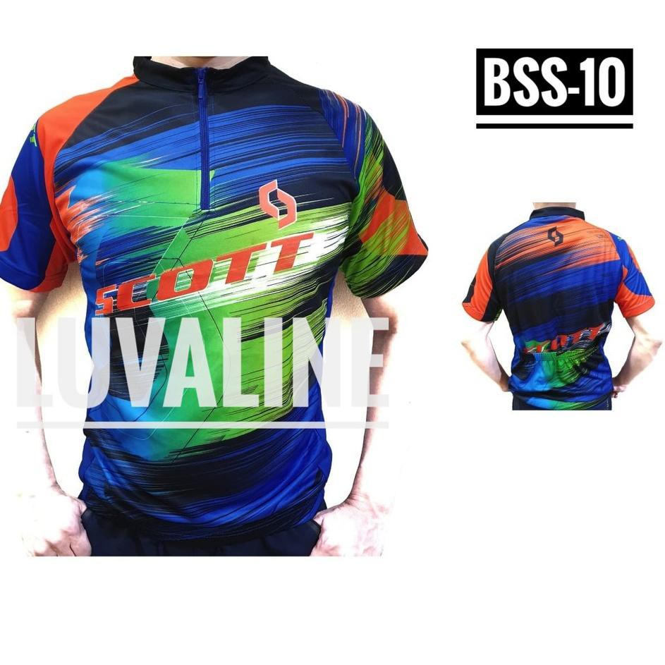♞ JERSEY SEPEDA BAJU SEPEDA LENGAN PENDEK BSS JERSEY MOTOR CROSS BAJU JERSEY SEPEDA ☉