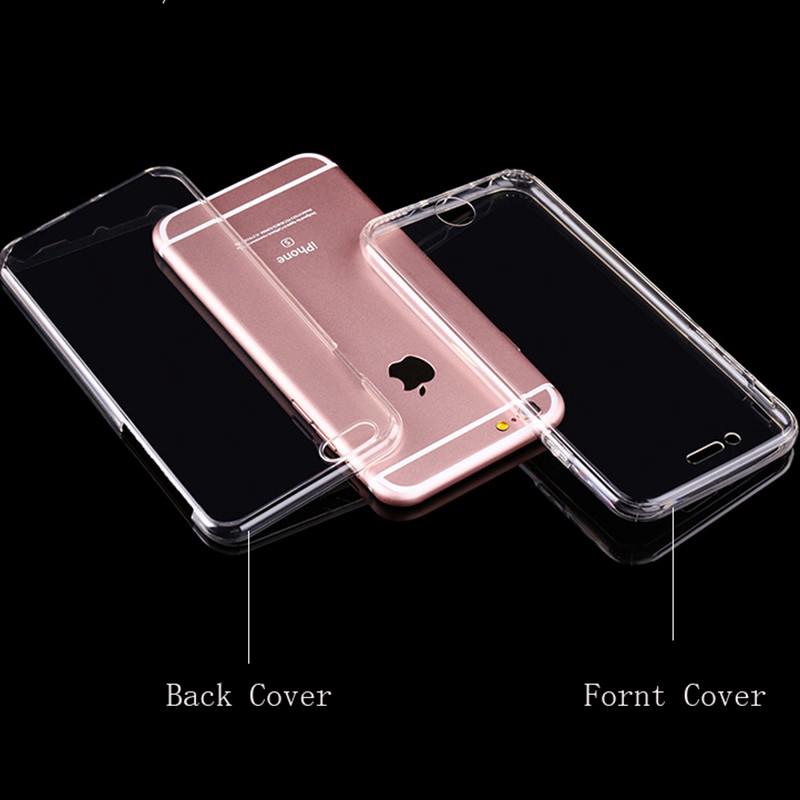Casing Soft Case Full Cover 360 Derajat Transparan untuk