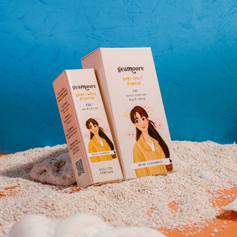 PARFUM GEAMOORE 6ML INSPIRED PARFUM GEAMOORE PARFUM THAILAND PARFUM MURAH COLOGNE PARFUME BACCARAT-Baby Sweet Powder