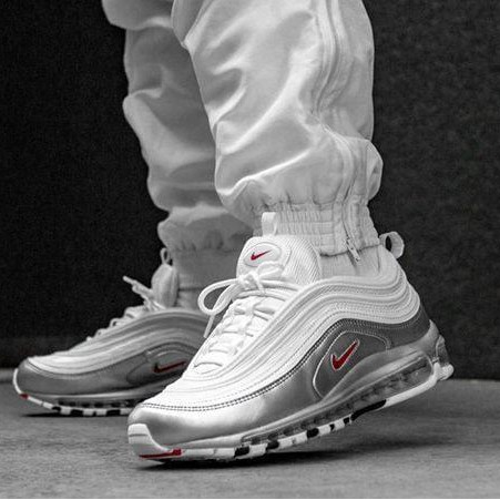 NIKE AIR MAX 97 WHITE SILVER