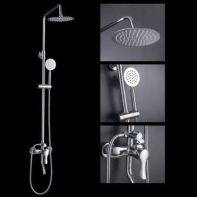 Shower Column Shower Tiang Set + Keran Panas Dingin