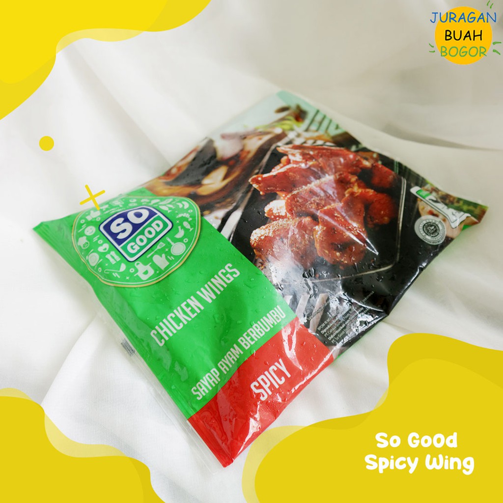 

CHICKEN SPICY WING 400Gram | NAGET AYAM SO GOOD SPICY WING ENAK LEZAT BERGIZI
