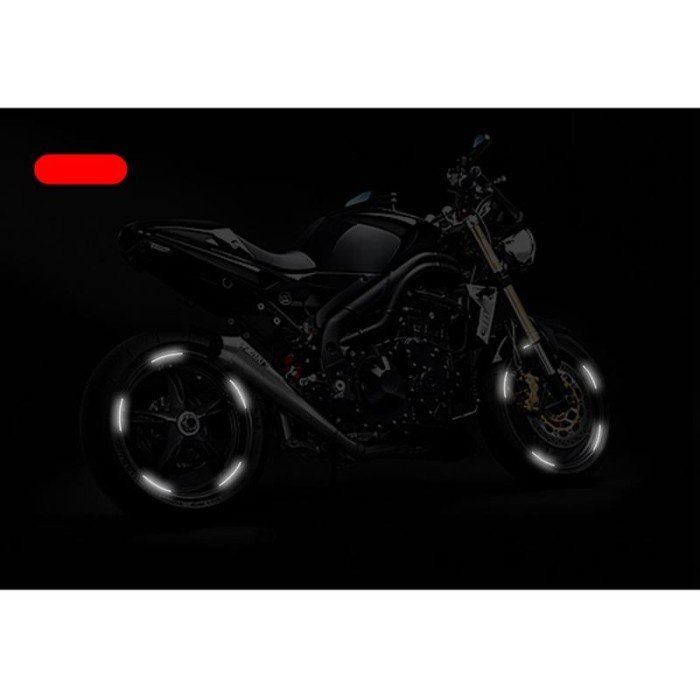 Stiker reflektor Reflektif Velk Pelk Ban Mobil Motor Sepeda 20 Pcs