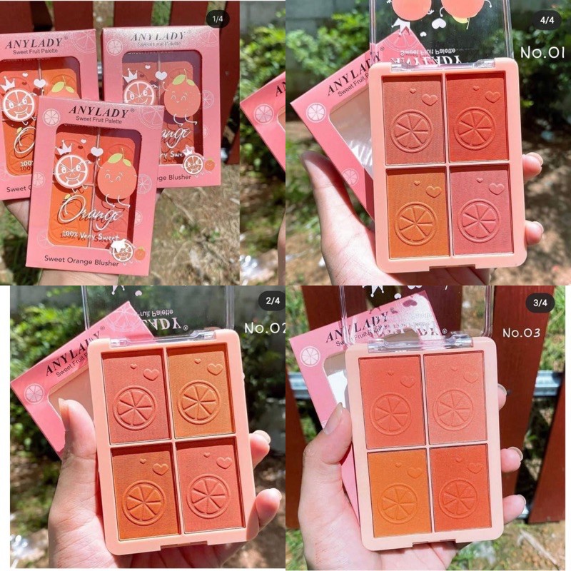 [ ECER ] ANYLADY BLUSHER 4 WARNA